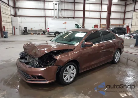 2017 Volkswagen Jetta 1.4T S z USA, uszkodzony, nr VIN 3VW2B7AJ3HM373753